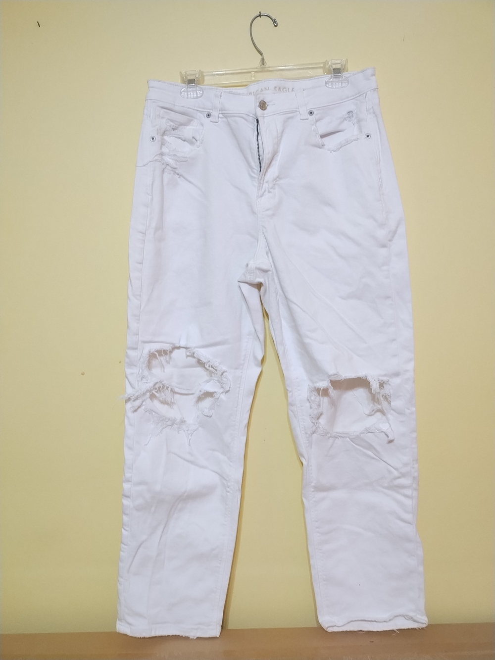 American Eagle Outfitters White Stretch Jeans
